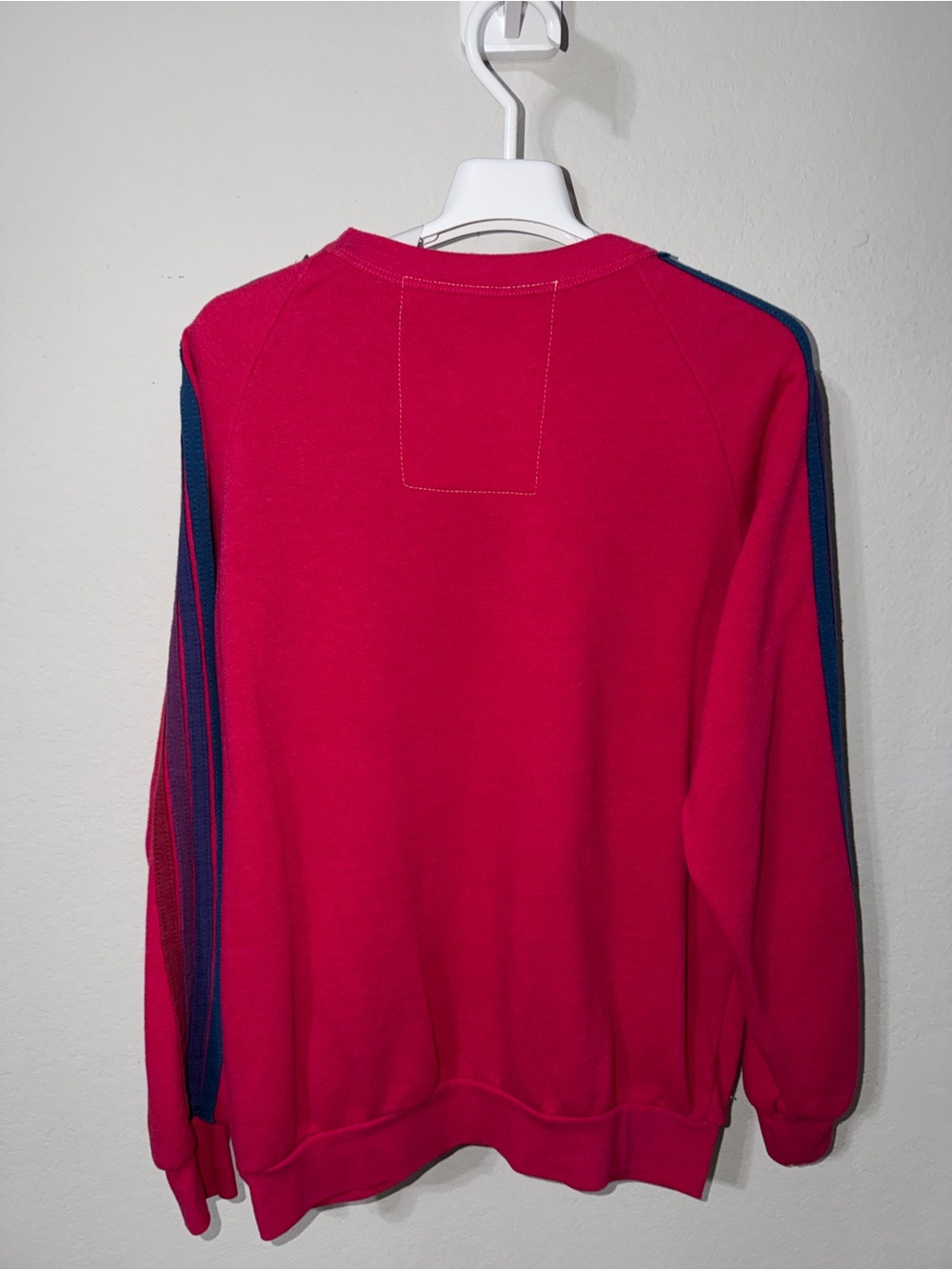 Aviator Nation Bolt 5 Stripe Crew Sweatshirt Pink Size Small - Picture 3 of 8